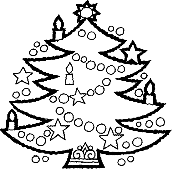 Kerst Kleurplaten Kerstboom