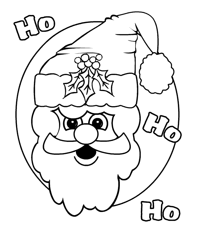 Kerst Kleurplaat Kerstman