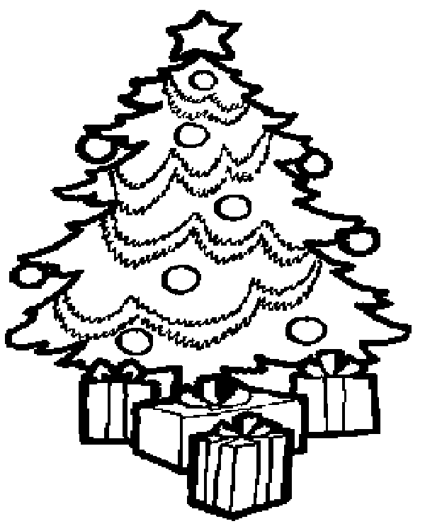 Kerst Kleurplaten Kerstboom