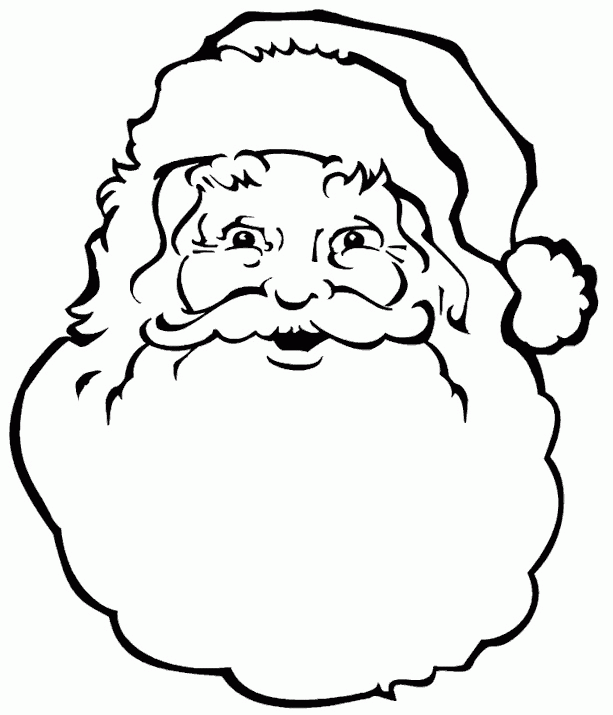 Kerst Kleurplaat Kerstman
