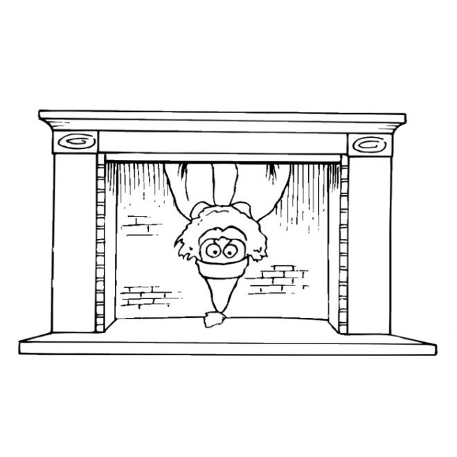 Kerstman kleurplaten